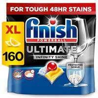 Finish Ultimate Infinity Shine Dishwasher Tablets | Lemon | 160 Tabs