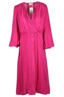 ZEUS & DIONE PINK SILK MIDI DRESS FR 40 UK 12 - L Regular