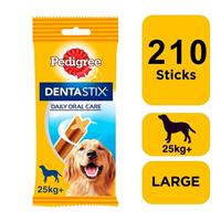 210 Pedigree Dentastix Daily Dental Sticks Dog Treats Large Dog Chews