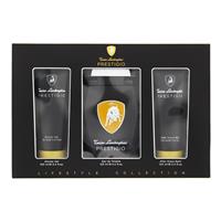 Lamborghini Prestigio Eau De Toilette 125ml + Shower Gel + Aftershave Balm Set