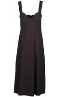 CHALAYAN BLACK WOVEN MIDI DRESS IT 42 UK 10 - M Regular