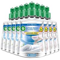 8 x Air Wick Linen & White Orchid Active Fresh Single Refill