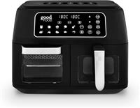 Good Food GF17015, 10L Dual Side Oven & Basket Air Fryer, 2400 W, Black