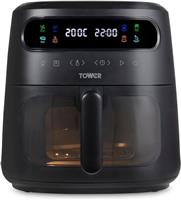 Tower T17123 Vortx Vizion 7.5L Air Fryer, Digital Display, 1900W, Black
