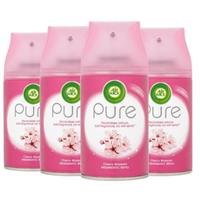 4 x Air Wick Freshmatic Max Refill Automatic Spray Pure Cherry Blossom 250ml