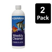 Aquarian Weekly Cleaner Water Conditioner 473ml (2-Pack) Aquarium Water Condit
