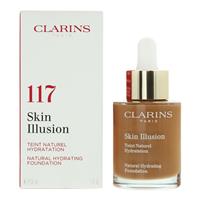 Clarins Skin Illusion Natural Hydrating Foundation 30ml - 117 Hazelnut