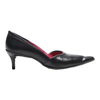 FREE LANCE Kitten Heels Black Leather Womens UK 2.5