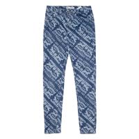 LEVI'S 710 All Over Print Womens Jeans Blue Slim Skinny Stone Wash W26 L28