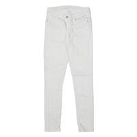 LEVI'S 711 Womens Jeans White Slim Skinny Denim W26 L29
