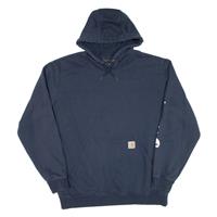 CARHARTT Loose Fit Mens Blue Hoodie L - L Regular