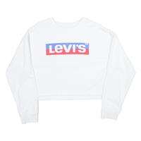 LEVI'S Womens Sweatshirt White M - M Regular