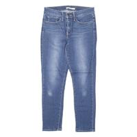LEVI'S Womens Jeans Blue Regular Skinny Stone Wash W27 L25