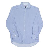 TOMMY HILFIGER Mens Shirt Blue Diamond Long Sleeve L - L Regular
