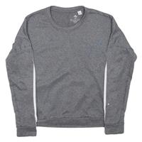ADIDAS Running Womens Sweatshirt Grey Crew Neck M - M Regular