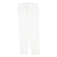 LEVI'S Demi Curve Low Rise Womens Jeans Cream Slim Skinny Denim W25 L26