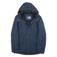 THE NORTH FACE Womens Jacket Blue Hooded M - M Regular