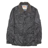 LEVI'S Mens Wax Jacket Black S - S Regular