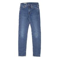 LEVI'S 510 BIG E Jeans Mens Blue Slim Skinny Stone Wash W27 L30