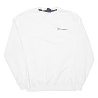 CHAMPION Mens Sweatshirt White M - M Regular