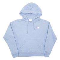 CHAMPION REVERSE WEAVE Womens Blue Hoodie M - M Regular