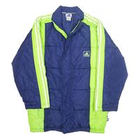 ADIDAS Mens Coat Blue M - M Regular