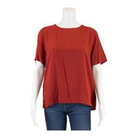 LEVI'S Womens Blouse Red Viscose M - M Regular