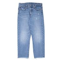 LEVI'S Womens Jeans Blue Regular Straight Stone Wash W30 L25
