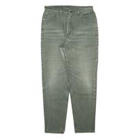 Vintage LEVI'S 16 521-0245 Womens Jeans Green Mom 90s Stone Wash W32 L31