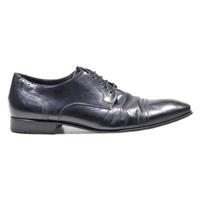 LLOYD Oxford Shoes Black Leather Mens UK 7.5 - 7.5 Regular