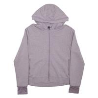 ADIDAS Womens Purple Hoodie Full Zip L - L Regular