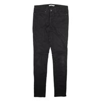 LEVI'S 711 Womens Jeans Black Slim Skinny W27 L31
