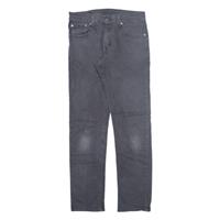 LEVI'S 511 Jeans Mens Grey Slim Straight Stone Wash W30 L32