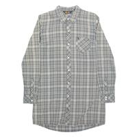 CARHARTT Mens Shirt Grey Check Long Sleeve M - M Regular