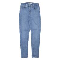 LEVI'S 721 High Rise Womens Jeans Blue Slim Skinny W27 L30