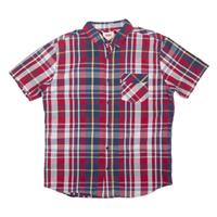 LEVI'S Mens Shirt Red Check M - M Regular