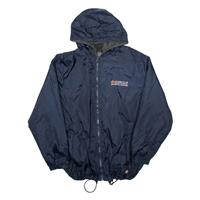 DICKIES University Of Maryland Mens Rain Jacket Blue Nylon Hooded XL - XL Regular