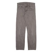 CARHARTT Mens Jeans Grey Slim Straight Stone Wash W30 L32