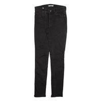 LEVI'S 711 Womens Jeans Black Slim Skinny W26 L30