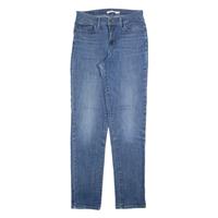 LEVI'S Womens Jeans Blue Slim Straight Stone Wash W26 L30