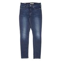 LEVI'S 311 Shaping BIG E Womens Jeans Blue Slim Skinny Stone Wash W27 L30