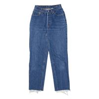 Vintage LEVI'S 17501 0150 Womens Jeans Blue Slim Straight 90s W24 L27