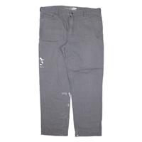 CARHARTT Workwear Mens Trousers Grey Relaxed Straight W40 L32