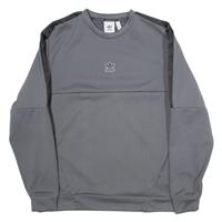 ADIDAS Womens Sweatshirt Grey L - L Regular