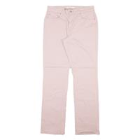 LEVI'S 505 Womens Trousers Pink Regular Straight W28 L32