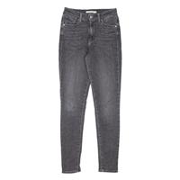 LEVI'S 721 High Rise Womens Jeans Grey Slim Skinny Stone Wash W26 L30
