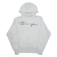 CHAMPION REVERSE WEAVE Mens Grey Hoodie M - M Regular