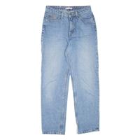TOMMY HILFIGER Cropped Womens Jeans Blue Classic Straight Stone Wash W27 L27