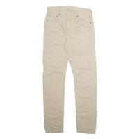 LEVI'S 510 Mens Trousers Beige Regular Tapered W29 L32