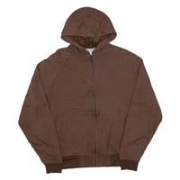 CARHARTT Womens Brown Hoodie Full Zip M - M Regular